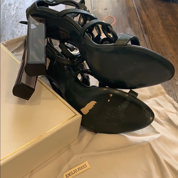 Emilio Pucci lucite heels - Picture 4 of 8